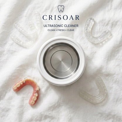 Crisoar Ultrasonic Retainer & Denture Cleaner