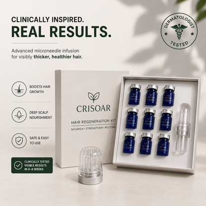 Crisoar Microneedle Infusion Kit — Fuller Hair Starts at the Root