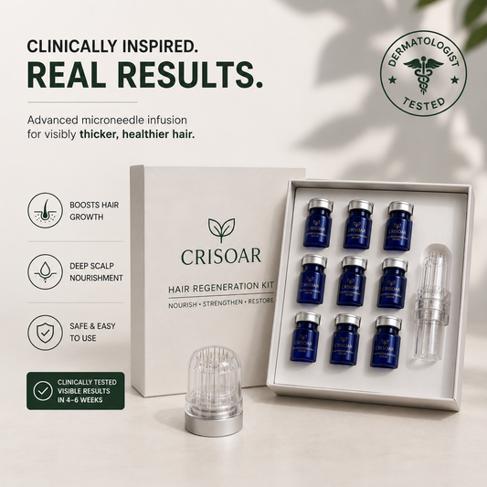 Crisoar Microneedle Infusion Kit — Fuller Hair Starts at the Root